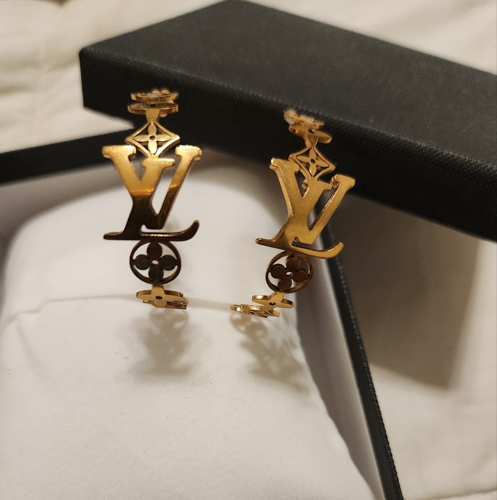 Custom lv earrings